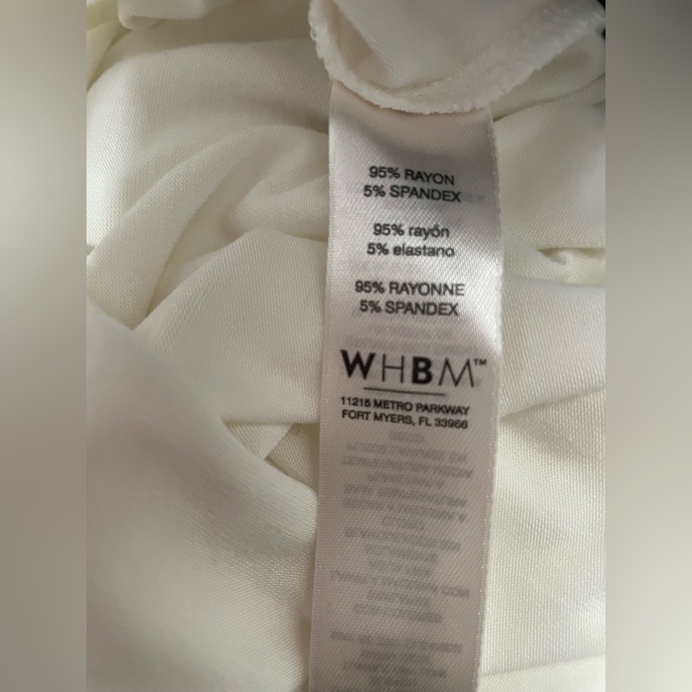 WHBM/Basic shirt long sleeve/white color/Size XXS - Picture 5 of 5